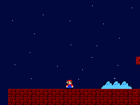 super mario night