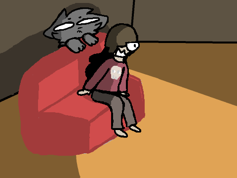 Add Yourself Watching a Horror Movie #1