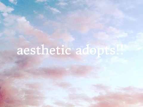 + aesthetic adopts!! (closed) +