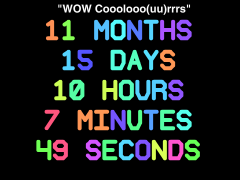 New Year Count Down 100% Pen Colorful