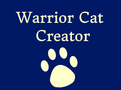 Warrior Cat Creator