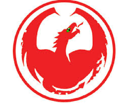 Dragon logo art