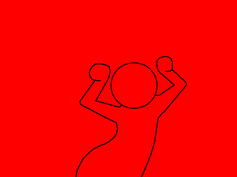 Caramelldansen lineart (not done)
