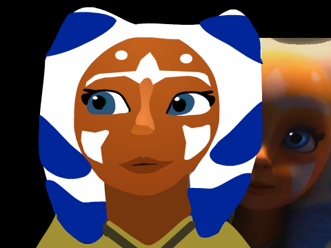 3year old Ahsoka speed draw