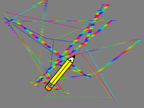 Draw with the Rainbow Pencil