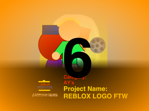 Add yourself looking at the roblox Logo (2)