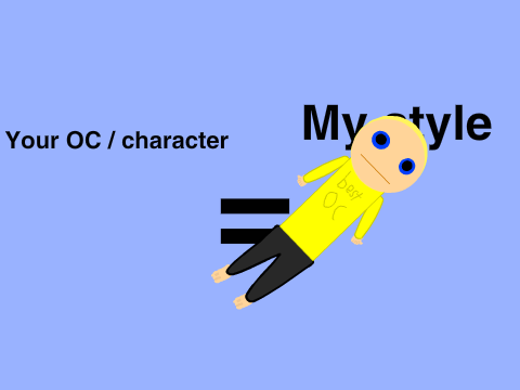 Give me your character and I will do it in my style! remix