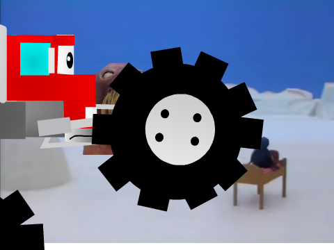 ADD YOURSELF SAVING PINGU FROM THE GIANT WALRUS 