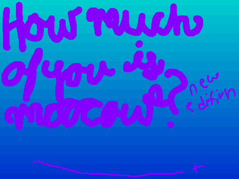THE NEW how much of you is moocow