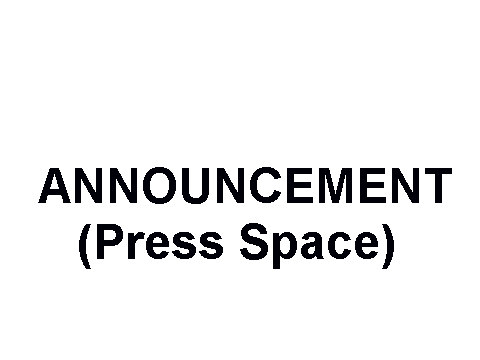 Announcement