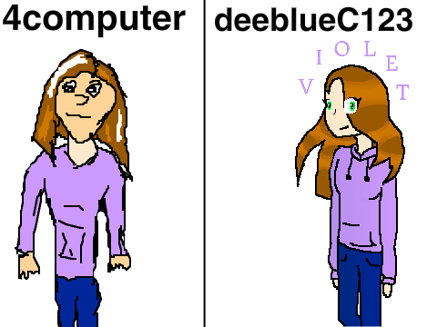 How would you draw Violet remix