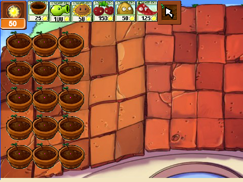 Plants vs. Zombies Roof