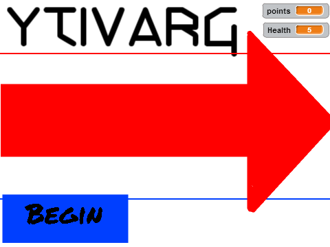 Ytivarg- An Anti-Gravity Game