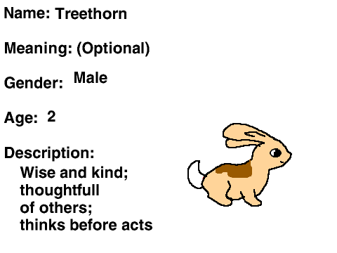 Watership Down RP Bio Template remix