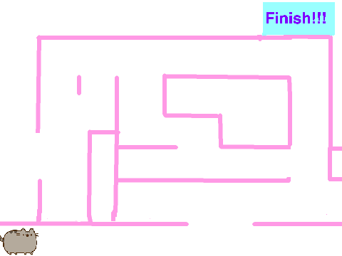 Pusheen maze