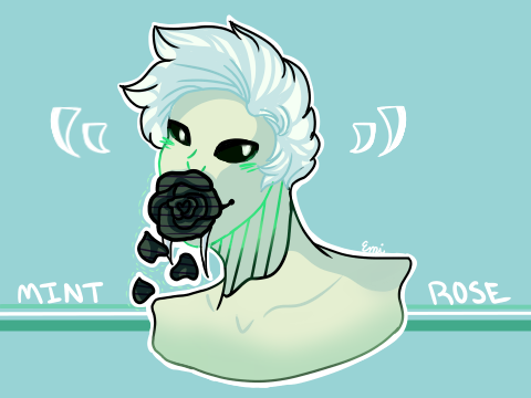 ❝ minty ❞ ✈︎art trade w/@TheOrangeOwl