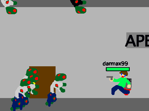 Add Yourself Running from zombies