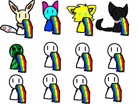 ADD YOURSELF BARFING RAINBOWS[1]