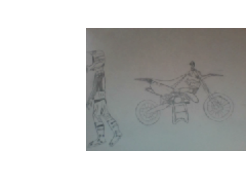 Dirtbike drawing