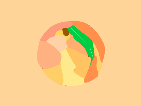 Peach Blockshade