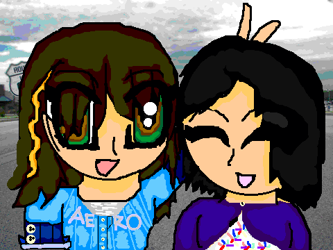 Anime BFF coloring contest