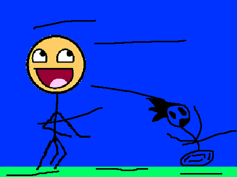 add your self running from epic face