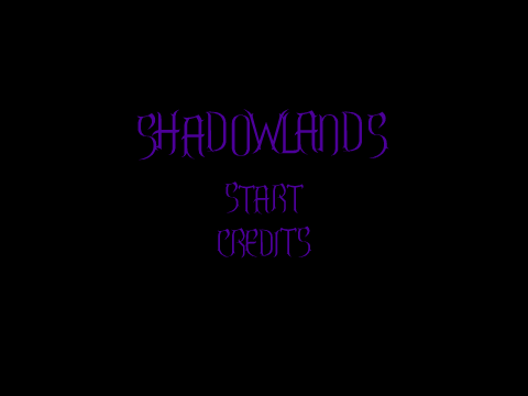 Shadowlands Title Screen!