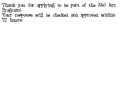 SAC - Art Teacher Application remix
