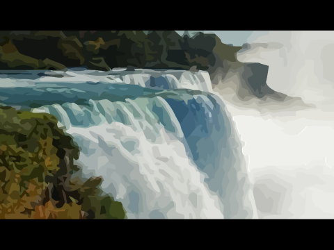 Niagara Falls Vector Draw