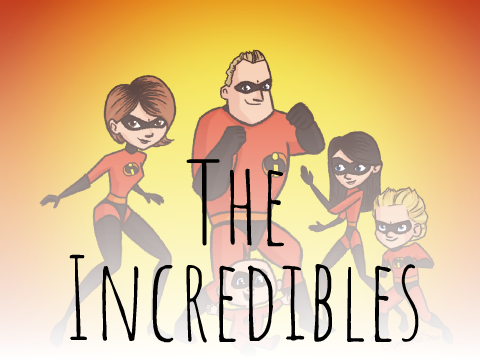 The Incredibles (Pixar Art Collab)