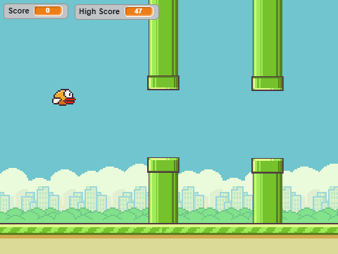 Flappy Bird with Restart