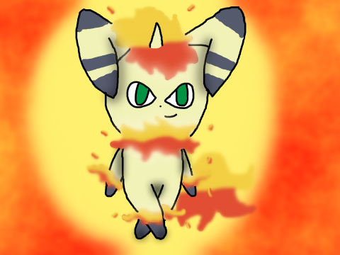 Pokefushion #3: Meowidash (Meowstic + Rapidash)