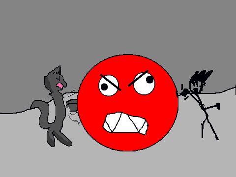 ADD-YOURSELF-ATTACKING-THE-BIG-RED-EVIL-BALL!