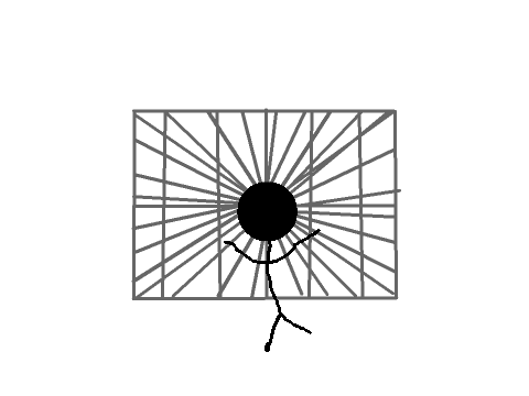 Stuck in the black hole.