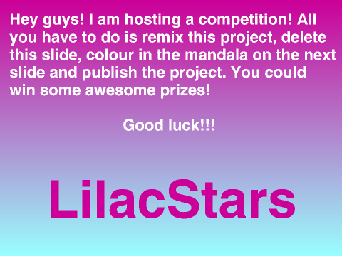 LilacStars - Colouring Competition