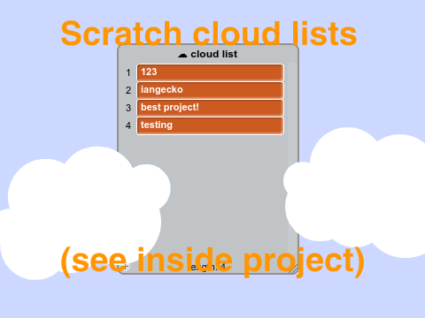 Cloud lists