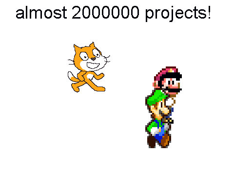 add yourself celebrating almost 2000000 projects