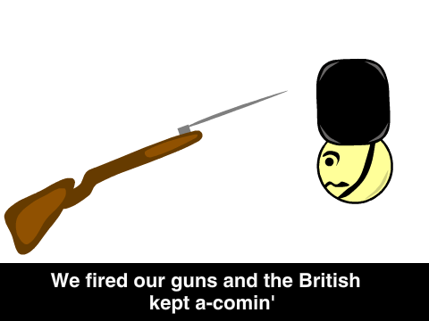 Animation Based on The Battle of New Orleans Song