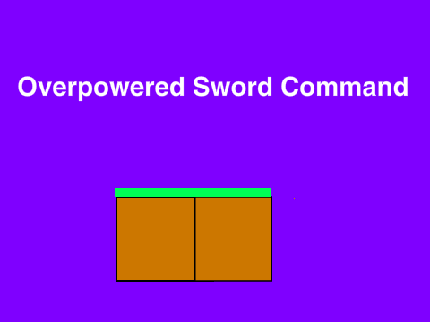 | Overpowered Sword Command | Minecraft |