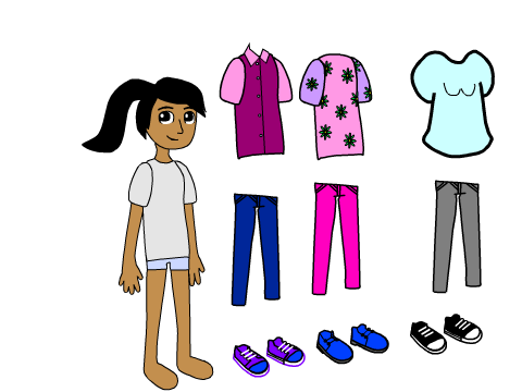 Dress up game