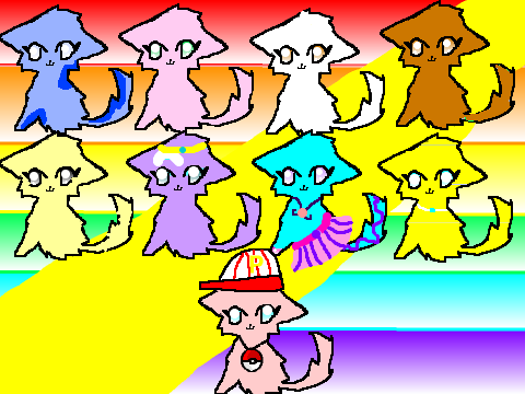 Character Conts! Kitty Adoptables the mane six with derpy,bonbon,and lyra
