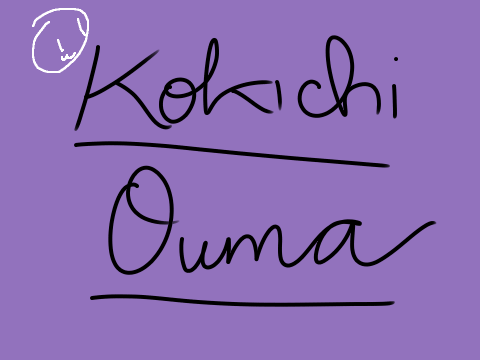 ~ kokichi ouma drawing ~
