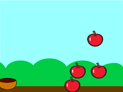 catch the apple!