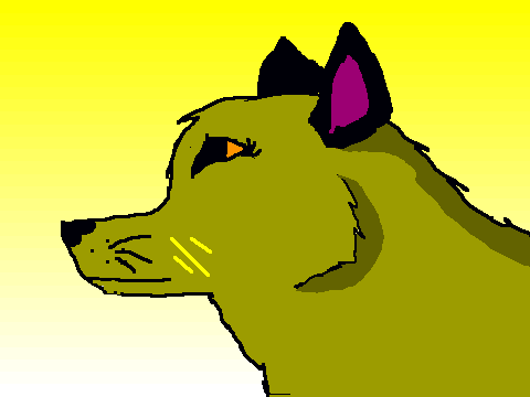 My entery for the wolf colering contest!