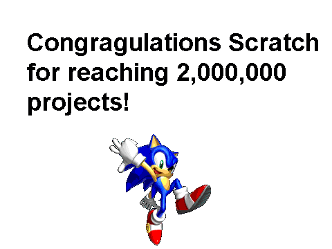 2,000,000 projects celebration