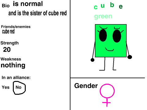 cube green 