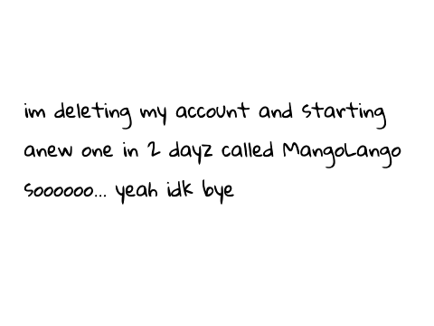 annoucement (IMPORTANT)