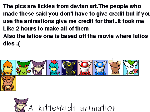 pokemon animated avatars