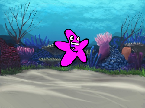 Rainbow the starfish :D