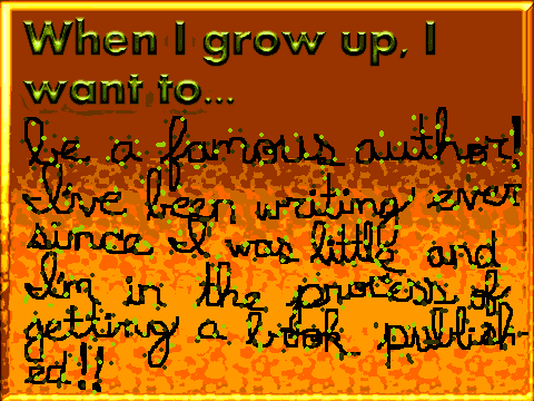 When I Grow Up....